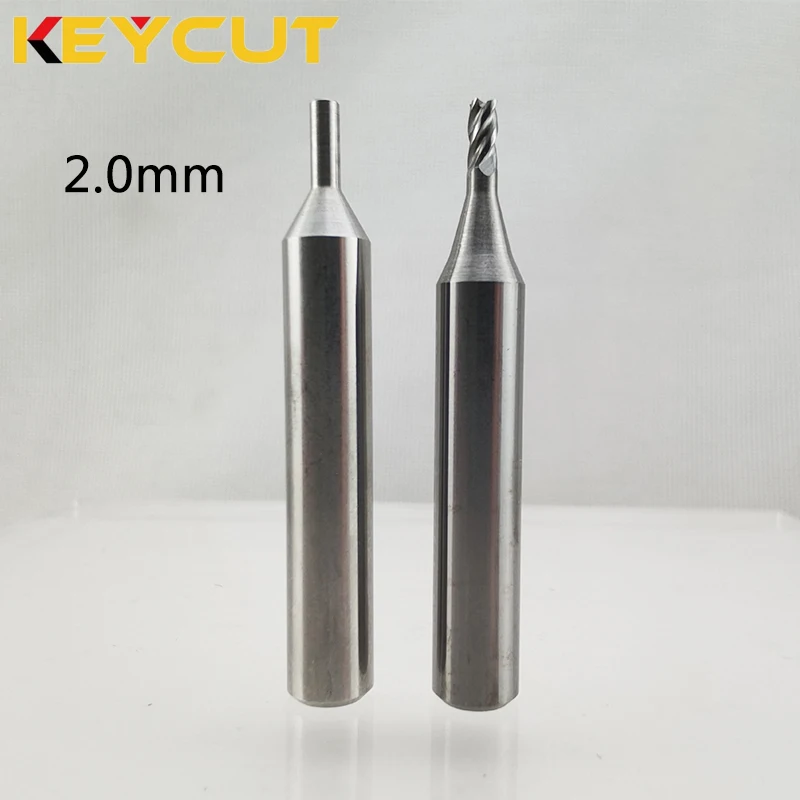 1.5mm 2.0mm Milling Cutter for Key Blank Edge Milling on Manual Key Machine Locksmith Tools