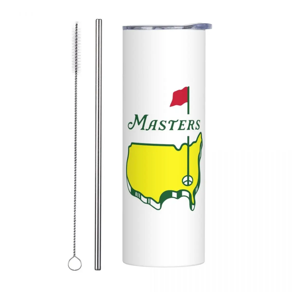 Masters - The Masters 2022 - Augusta National - Au Stainless Steel Tumbler Insulated Mugs Thermal Cold Cup Straw With Lid 20oz