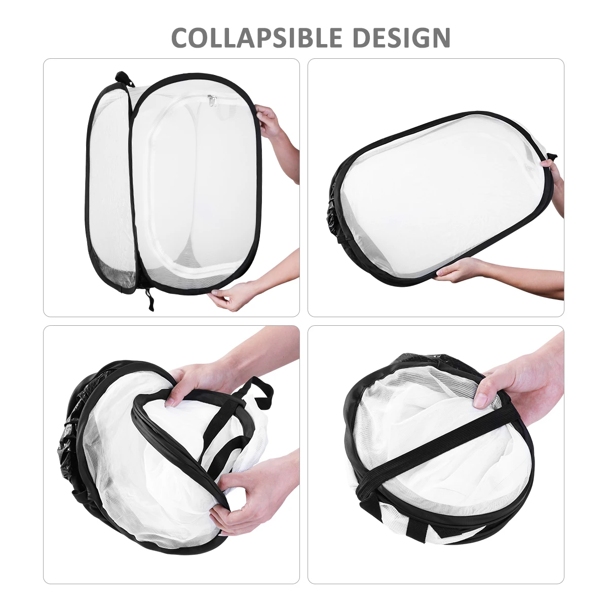 

Butterfly Observation Cage Insect Habitat for Kids Small Portable Waterproof Foldable Mesh Cage Live Insects Study Release