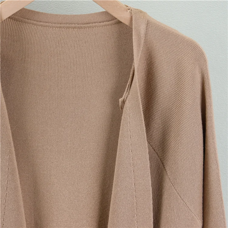 Costumes tricotés pour femmes, Cardigan à manches longues, manteau Long en tricot et robe longue sans manches, ensemble pull tricoté 2 pièces pour femme, automne
