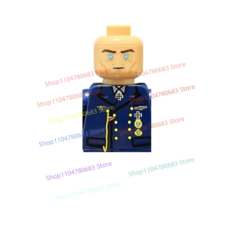MOC Third-party New Military Dolls with Expressions DeHai War Navy Toy Building Blocks Gift Ornaments