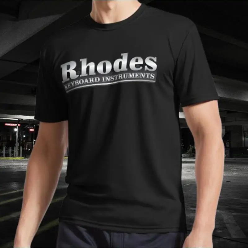 

Rhodes Electric Piano Clasic Logo T Shirt Funny Size American