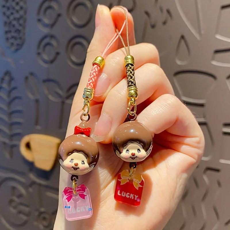 

The cartoon character QiQi's mobile phone pendant with a lucky charm decoration is a small item that adds fun to your daily life