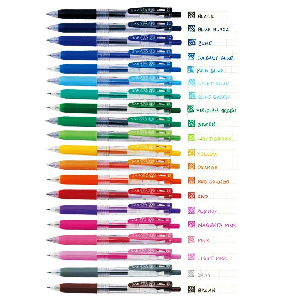 3pcs ZEBRA SARASA JJ15 Gel Pen - Zebra Pen Sarasa review and price