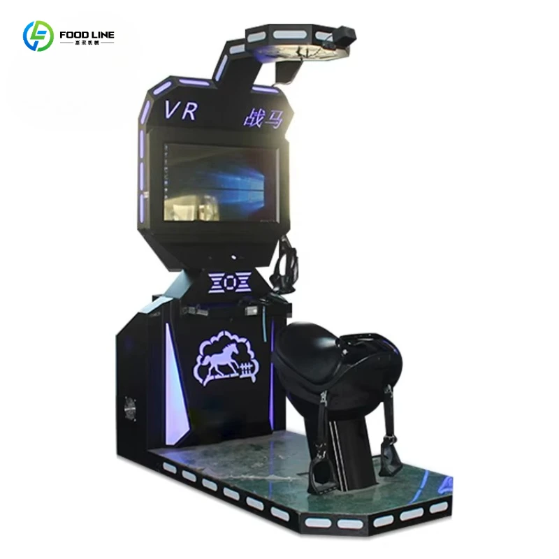 FL VR Flight Simulator 9D, 360° Rotating Children Play Ride, Interactive Flying Experience for Fun Center