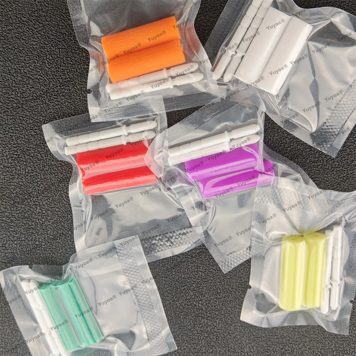40packs Orthodontic Tooth Chew Teeth Stick Bite Invisable Braces Aligners Chewies Fruit Flavour Mulit Color Tray Seaters