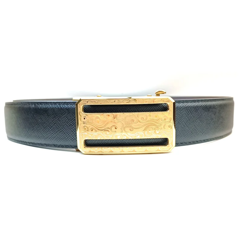 luxury-men's-leather-belt-with-premium-stainless-steel-automatic-buckle-for-elegant-style-and-durability
