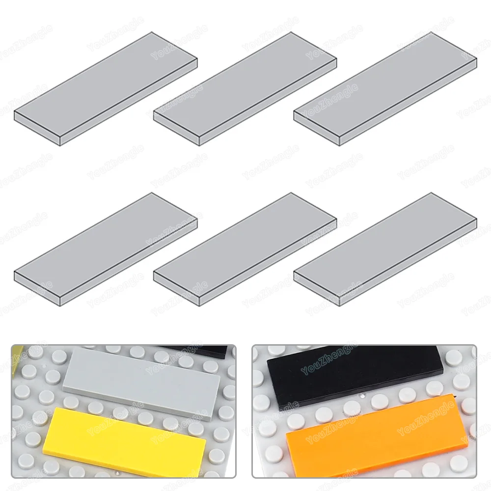 69729 Building Block Tile 2x6 MOC figures Military City Street Scene Weapons Series Accessories Scenes Models Parts Gift DIY Toy