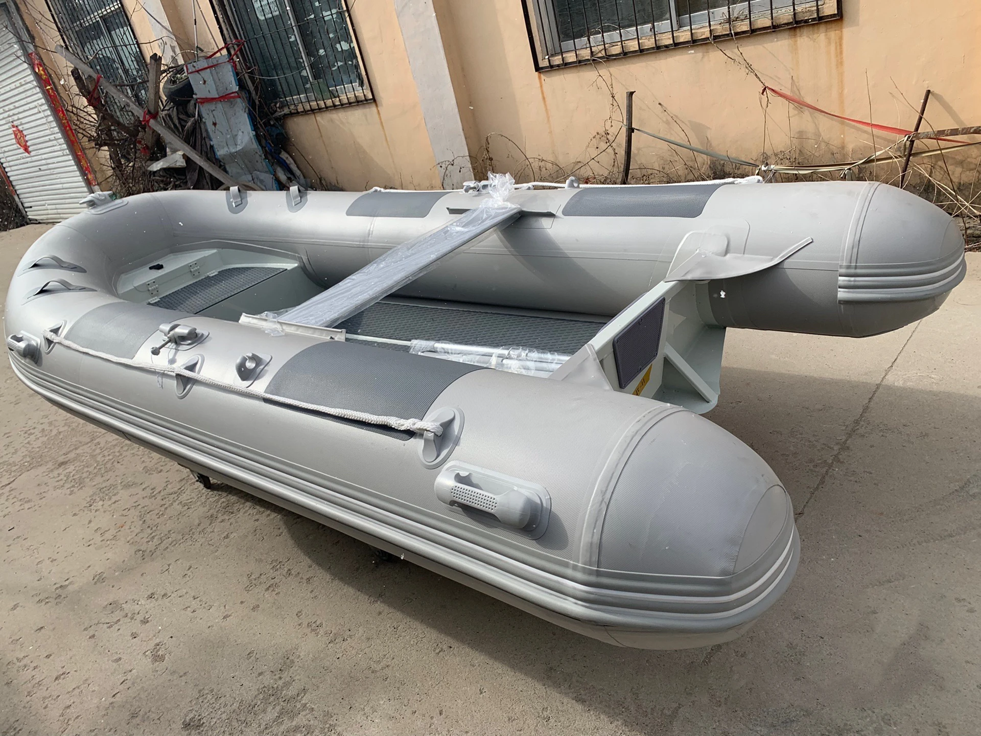 China RIB 390 430 480 PVC Or Hypalon Inflatable Rigid Dinghy Boats Aluminum Or Fiberglass Hull Rib Boat