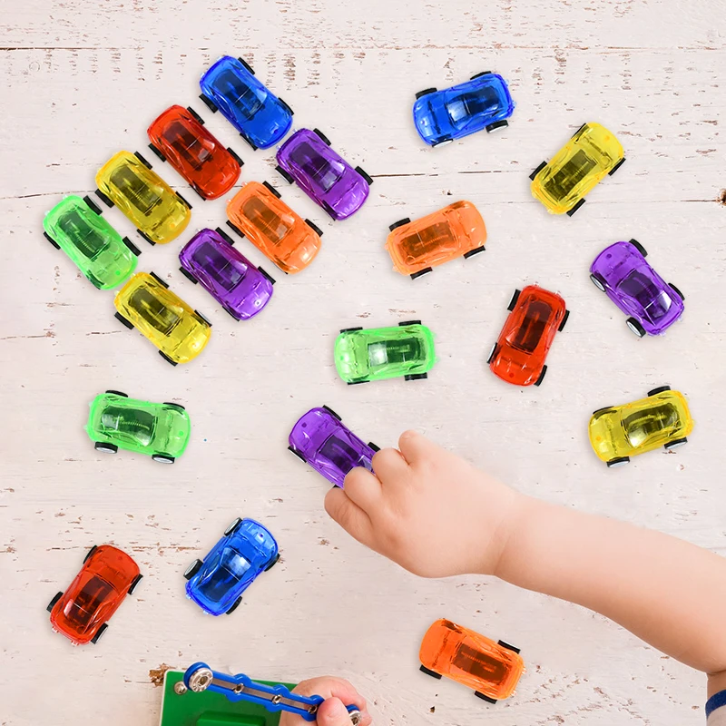 10/30pcs Pull Back Racer Mini Car Model Diecast Cars Toys For Boys Sliding Inertia Vehicle Children Birthday Gifts Pinata Filler