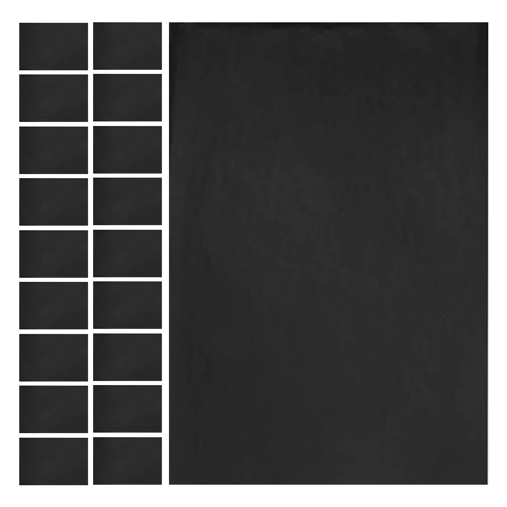 

100 Sheets Black Tissue Paper Smooth Wrapping Tissue for DIY Crafts Wedding Birthday Party Bouquet Packaging Holiday Projects