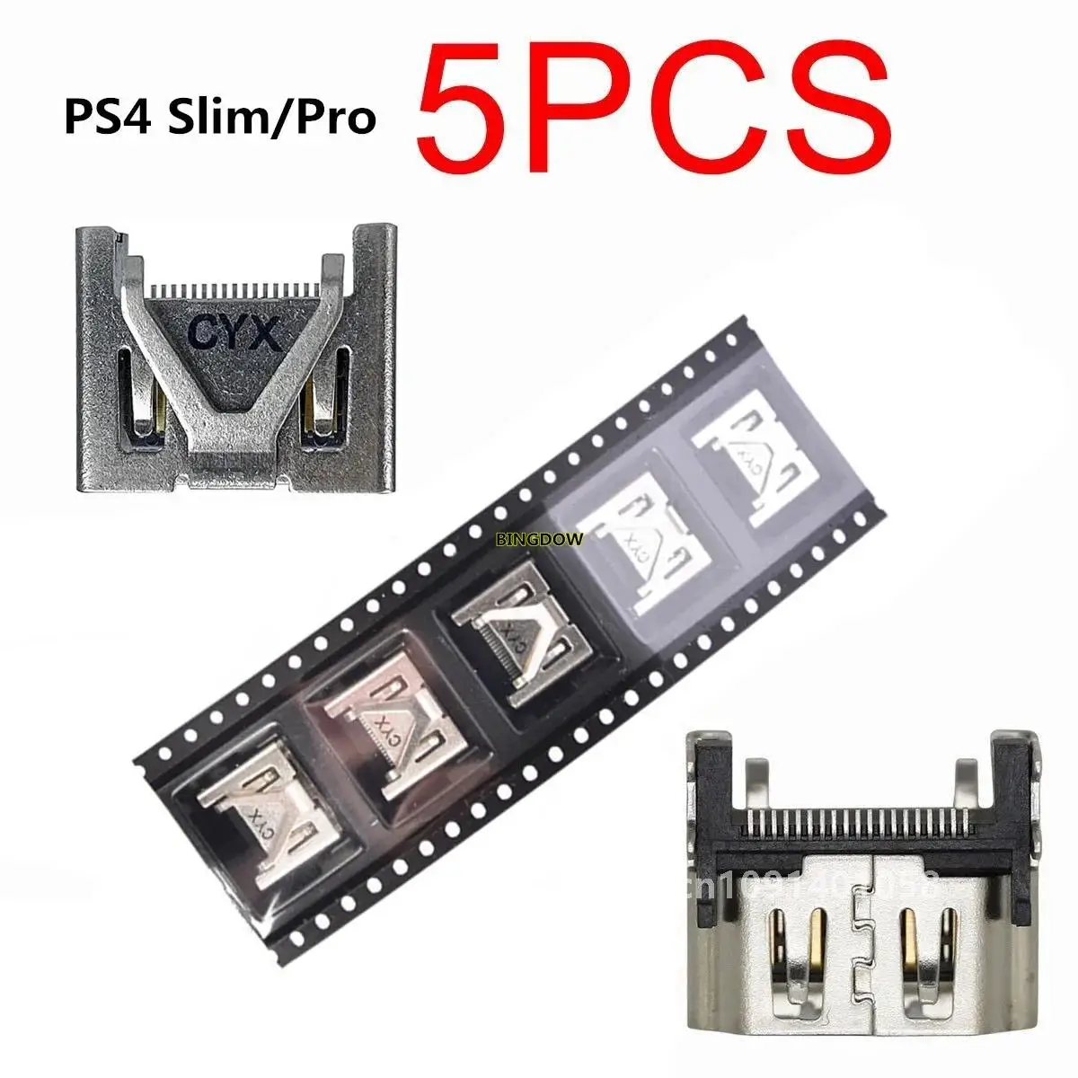 

5PCS 10PCS Original NEW Hdmi-Compatible Port Socket Interface Connector Replacement For Sony PlayStation 4 PS4 Slim PS4 Pro