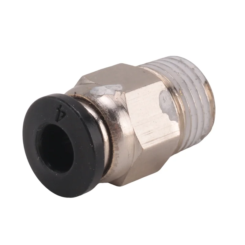 Pc4-M10 ذكر مستقيم هوائي Pefe أنبوب دفع ل E3D-V6 تركيب موصل بودين الطارد طابعة ثلاثية الأبعاد (10 قطعة حزمة)