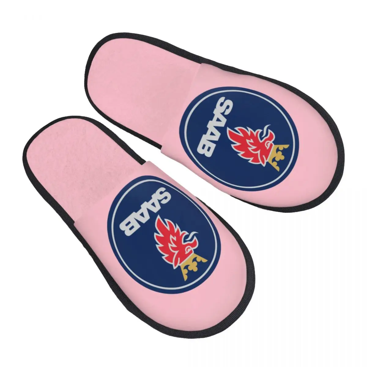 Custom Swedish Saabs Scanias Trucks Memory Foam Slippers Women Comfy Warm House Slippers