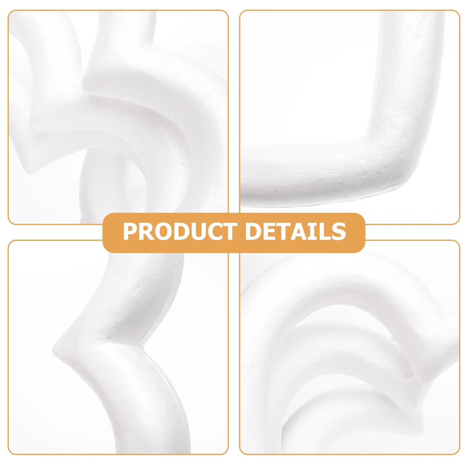 

4pcs Heart Diy Diy Party Foam Circle Garland Pendant Decor For Kids Party Christmas Winter Ornament