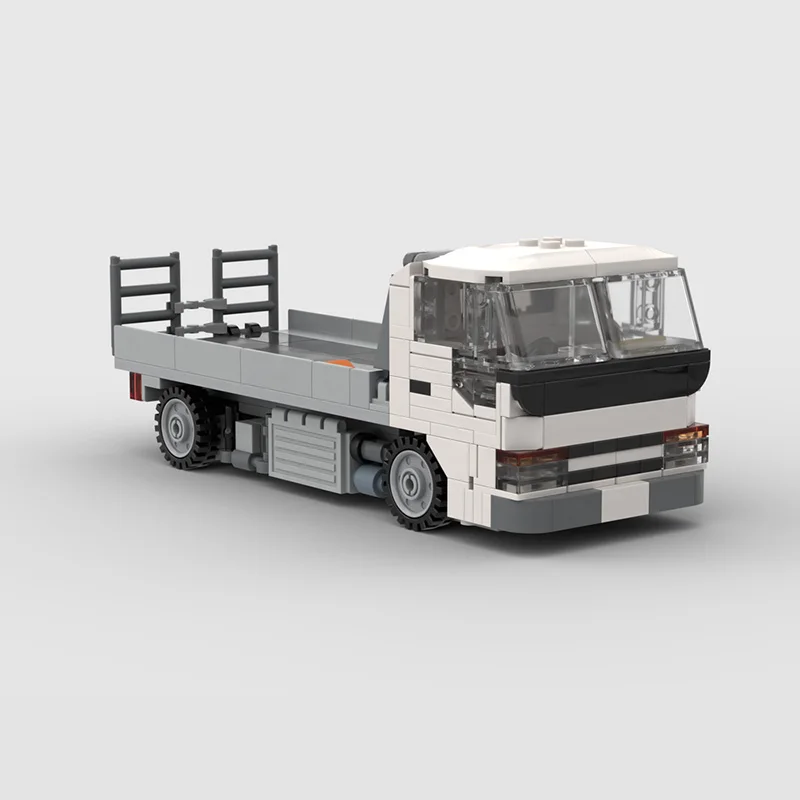 

MOC-62965 small particle building blocks car transporter 8 truck model puzzle boy mosaic building blocks
