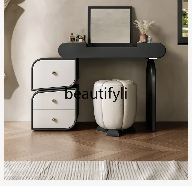 

Dresser, bedroom, chest, integrated Italian minimalist creative storage, storage, makeup table