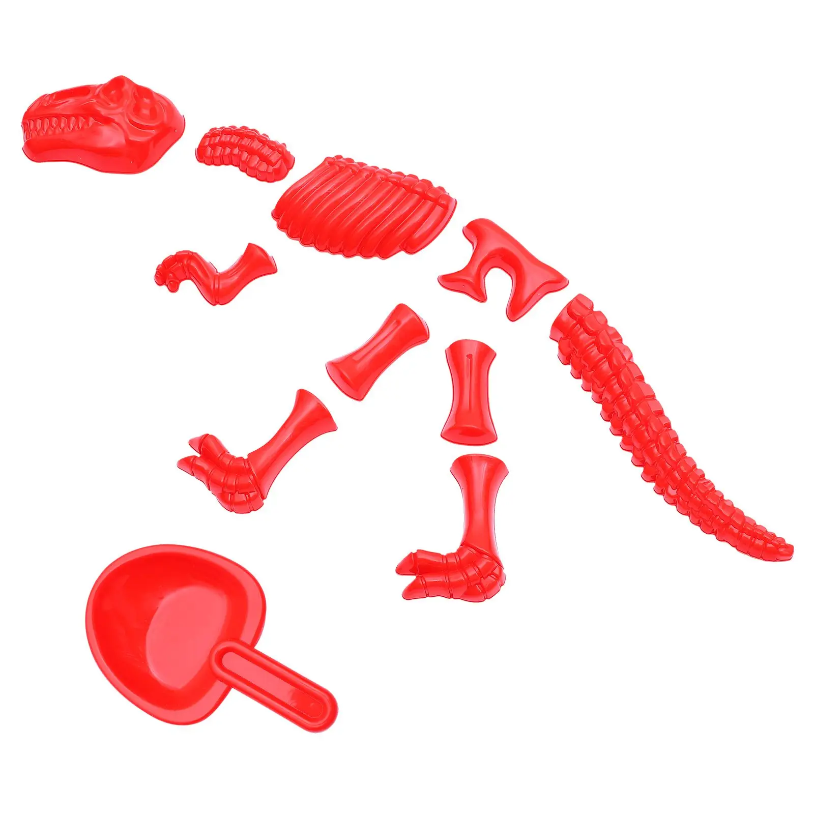 금형 모래 금형 도구 DIY 플라스틱 Plasticine 공룡과 함께 재생을위한 장난감 해변 장난감