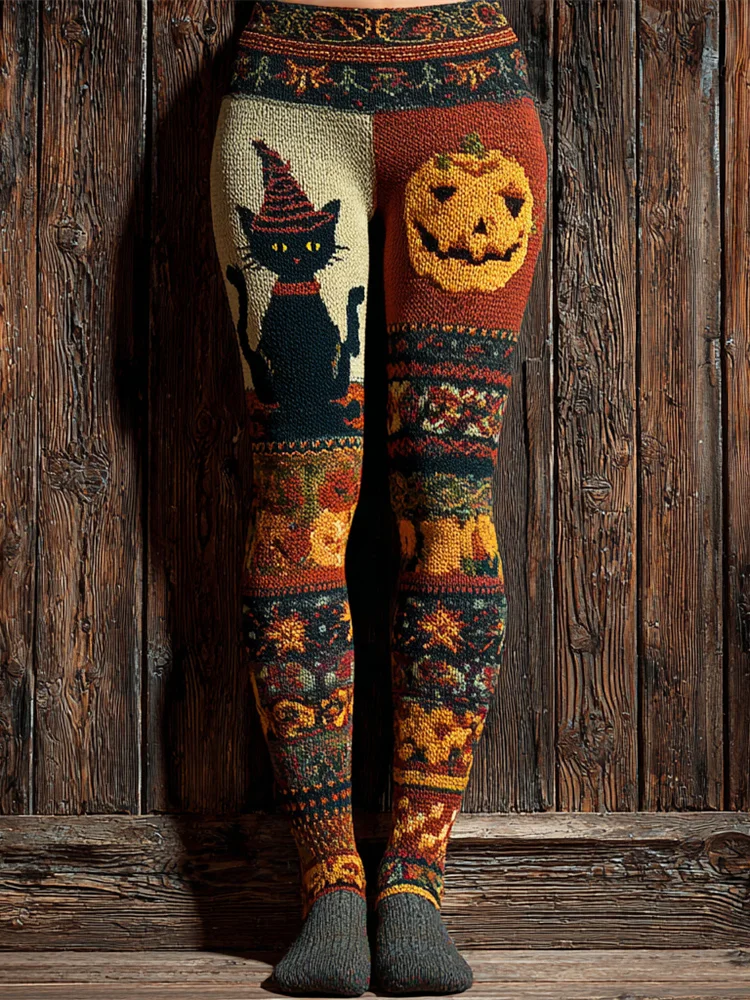 Halloween Skeleton Print Women Leggings Stretchy Workout Leggings Slim Tights Sexy Fashion Yoga Pants Trendy Cool Trousers Gift