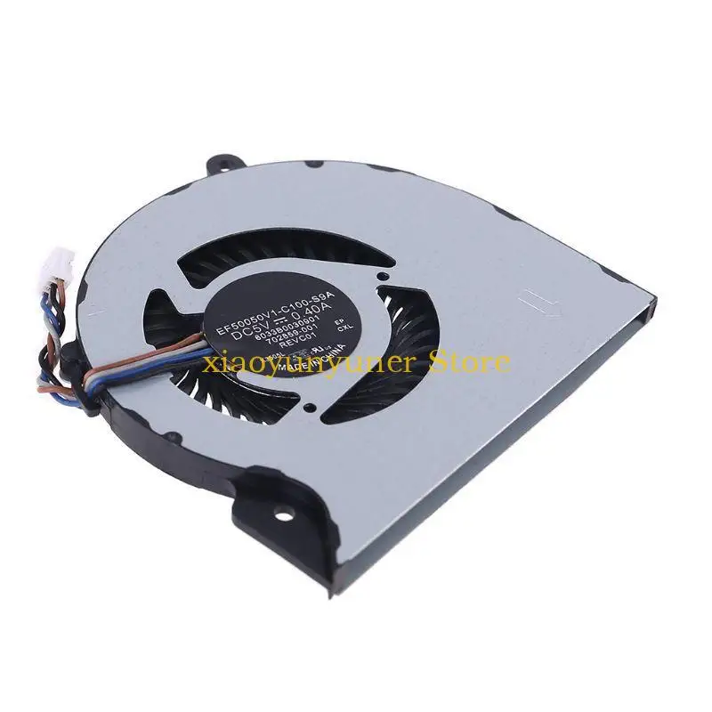 P9JB Laptop CPU Fan DC5V 4P Koel Radiator Forhp Elitebook Folio 9470M 702859-001