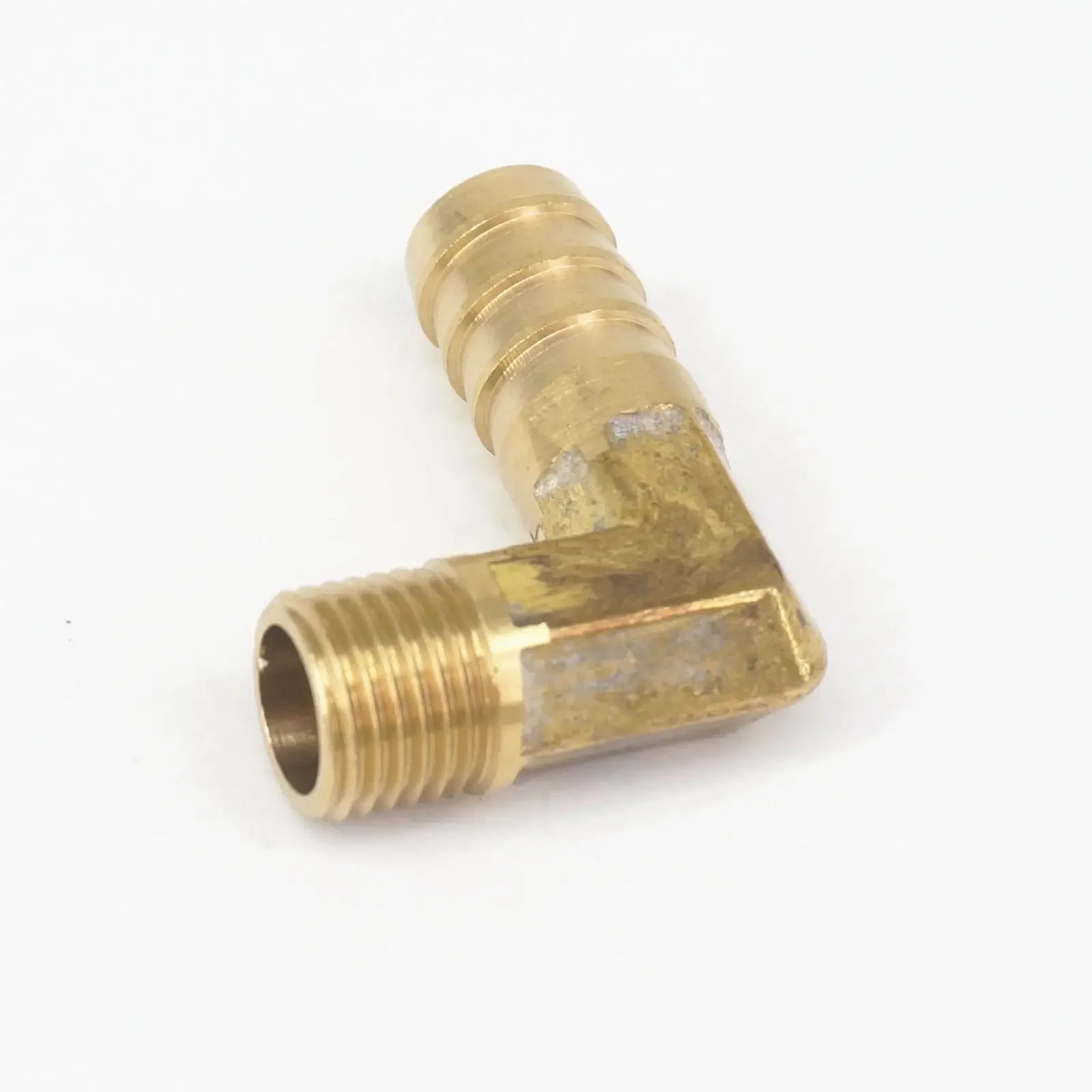 Slang Prikkeldraad I/D 12Mm X 1/4 "Bsp Bsp Bsleepdraad Elleboog Messing Koppelkoppeling Connector Fitting Voor Brandstof Gas Water