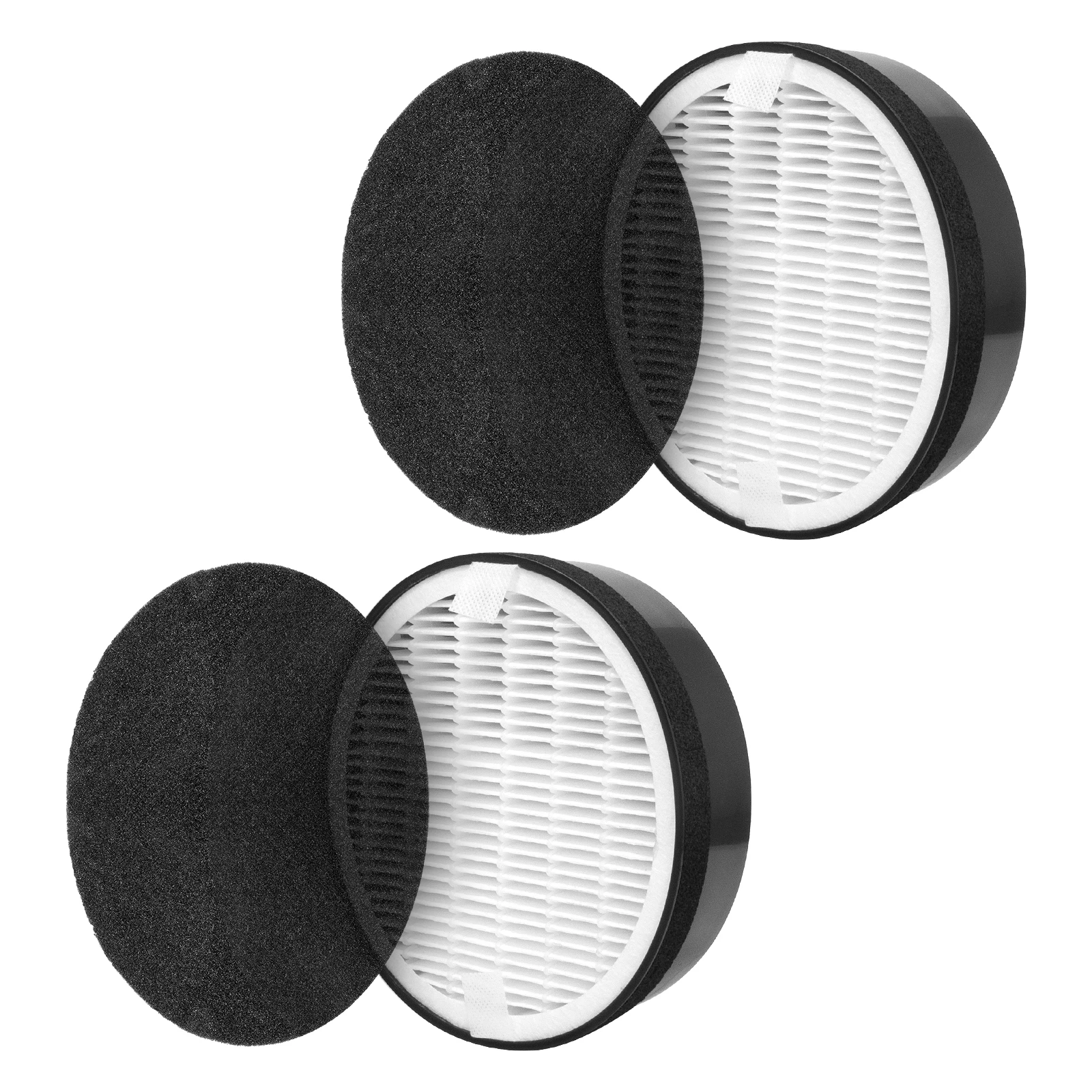 2Pack Air Purifier Filter Hepa Replacements For Levoit LV-H132 LV-H132-RF Activated Carbon filter Nylon Pre-Filter H13