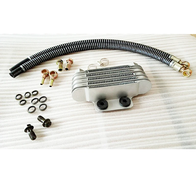 Motorcycle Oil Cooler Radiator kit Aluminium Parts High Performance Refit for Dirt Pit Bike Monkey Racing Chinese 110 125CC