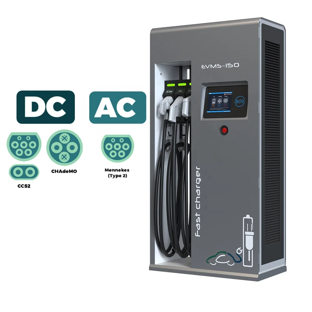 

CCS1/CCS2/ CHAdeMO Output 30kw Wallbox EV Charger Simple Installation and Saving Floor Space With Smart Charging Monitor