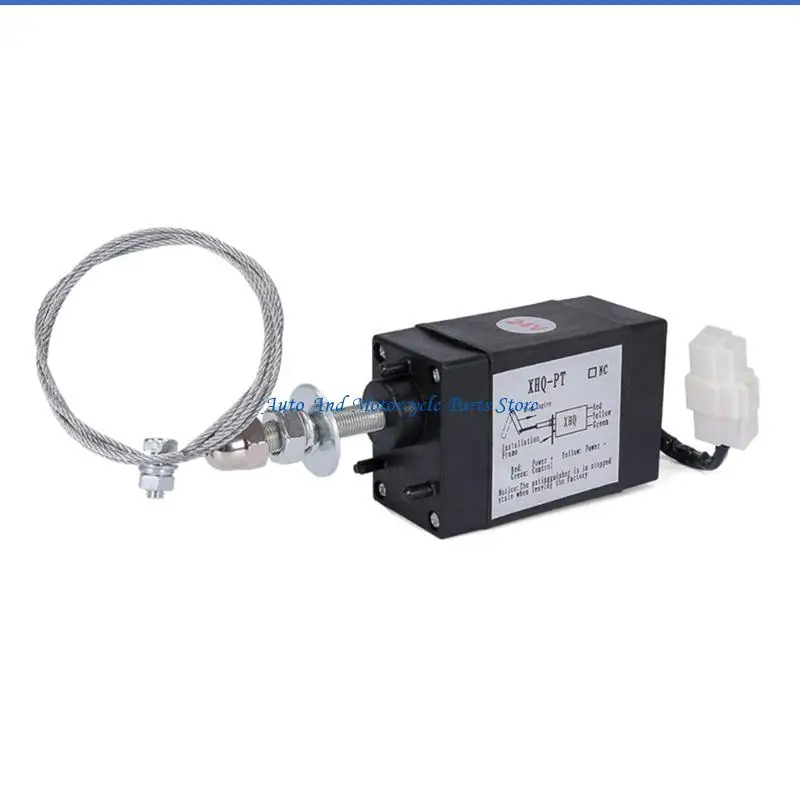 

P9FD Low Current Car Electric Flameout Solenoid Shutoff Valves 12V/24V Fit for Quick Diesels Engine Shutdown Stoppage Control