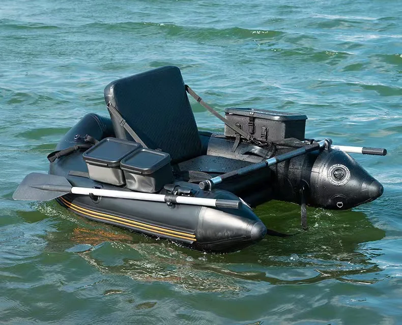 High Quality Customized 170cm PVC Inflatable Belly Boat With Seat For Outdoor Fishing Drifting & Rowing Activities