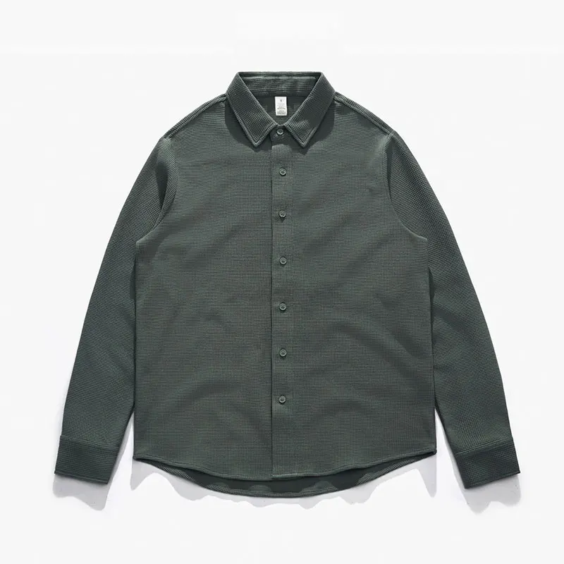 

Удобная мужская длинная све с воротником-стойкой irt, однотонная молодежная повседневная одежда с воротником-стойкой, осеннее новое поступление