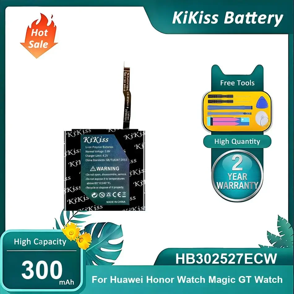 High-Performance Watch Battery For Huawei Honor Watch Magic GT Watch,HB302527ECW,300mAh