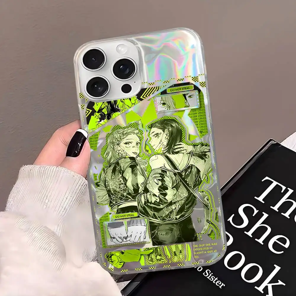 الرجل الذي كان اهتمامًا في لم يكن رجلًا في جميع حافظة الهاتف لهاتف آيفون 11 12 15 16 17 Plus Pro Max Plus غطاء ملون لامع من الساتان #3