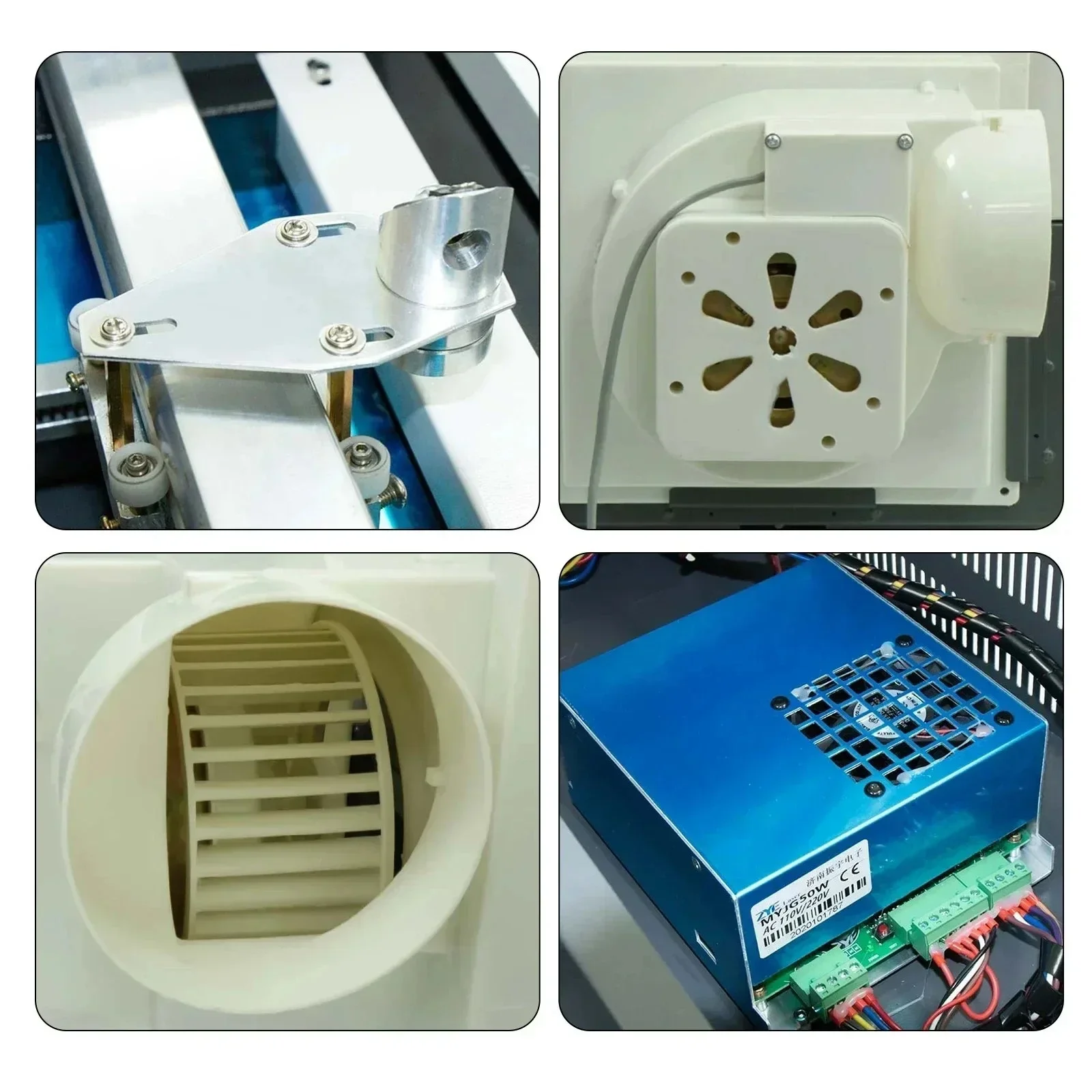 SIHAO 50 واط الليزر حفارة CO2 ماكينة الحفر بالليزر 300*200 مللي متر طابعة أدوات النجارة طابعة الليزر القاطع والحفارة