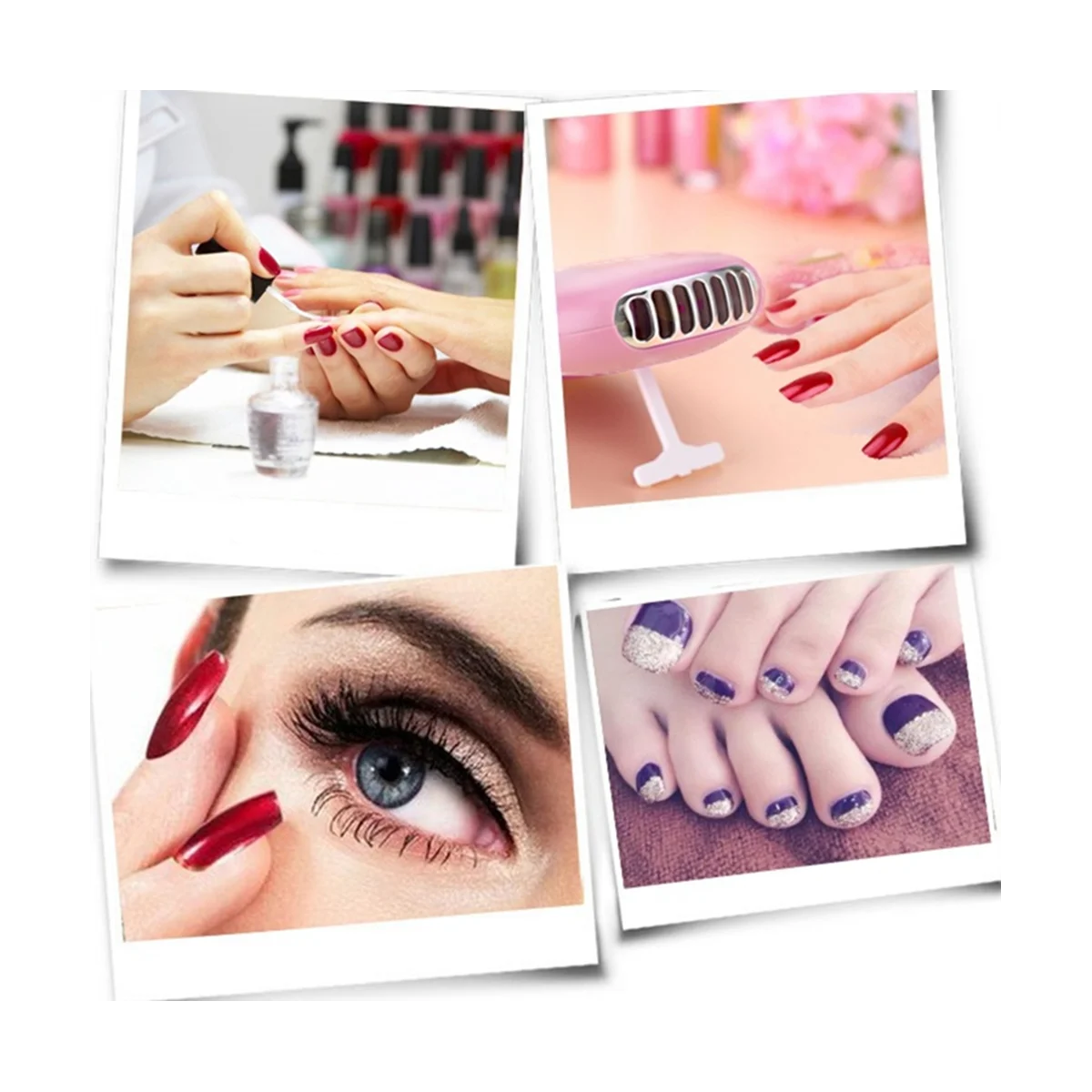 Mini ventilatore USB Batteria al litio incorporata Aria condizionata Ventilatore per ciglia ricaricabile (Rosa)