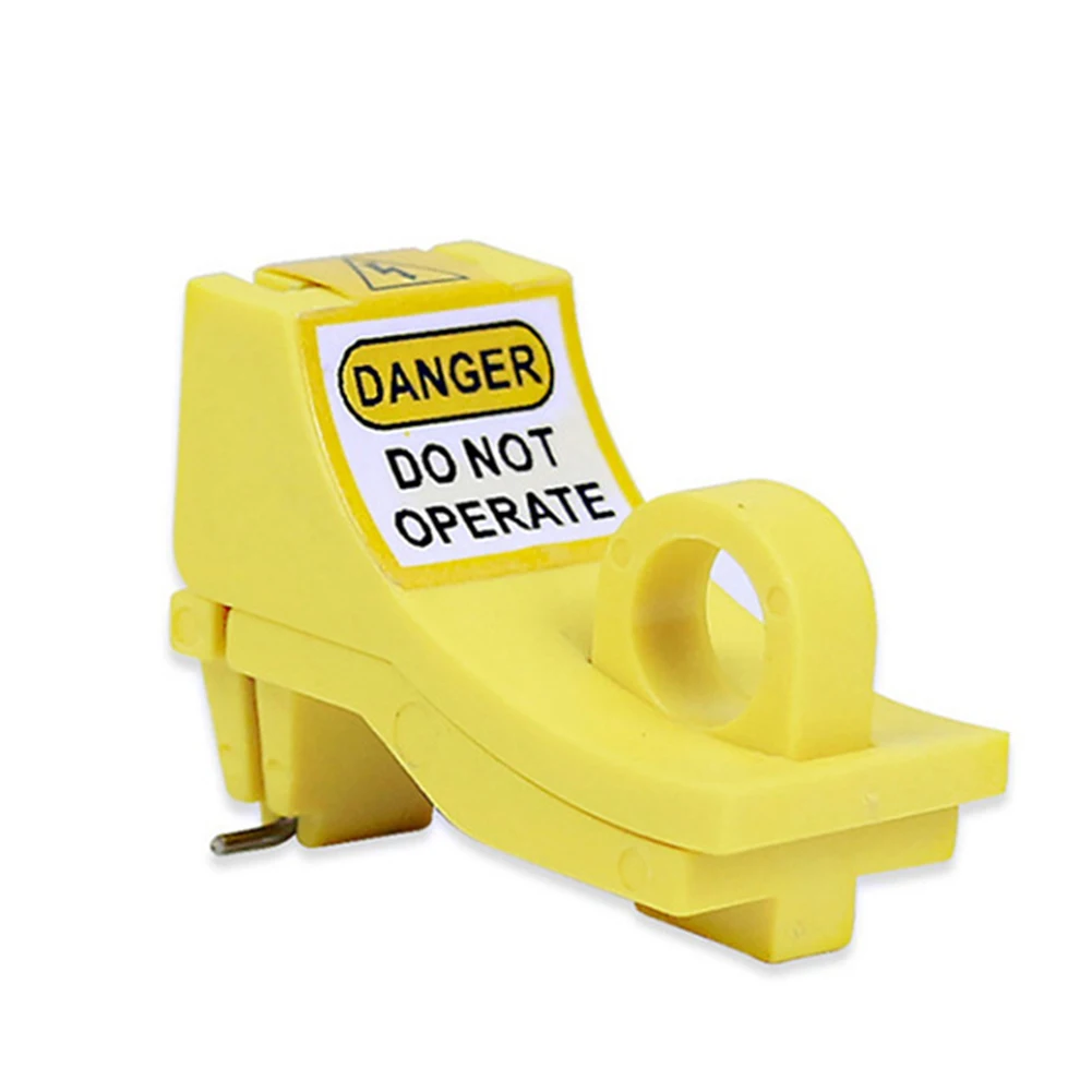 

Circuit Breaker Lock Tagout Safety Pin Corrosion-resistant Effective Locked Label Good Insulation Highly Heat-resistant