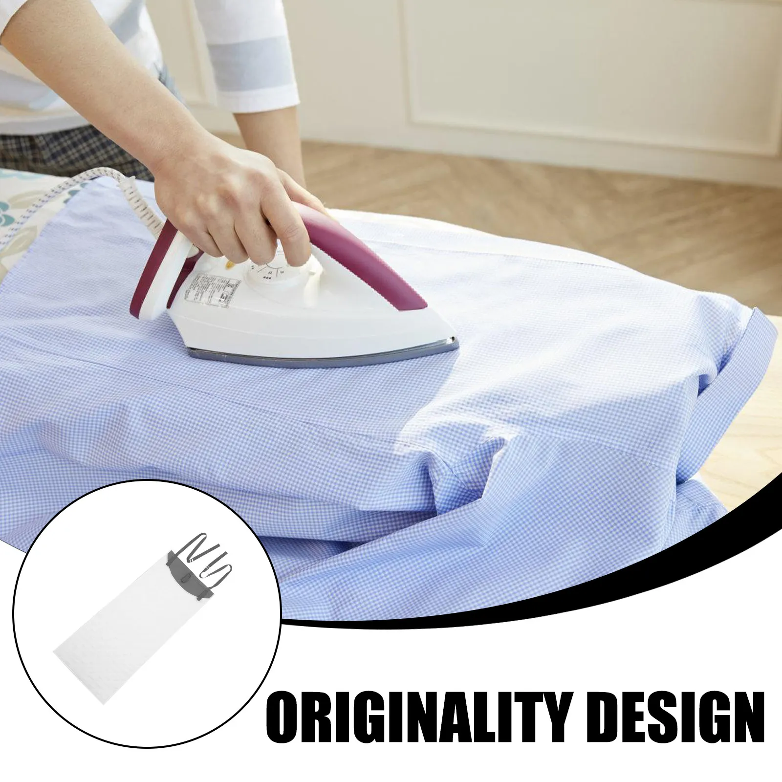 Portable Ironing Pad Safe Heat Resistant Pressing Mat Reusable Washable Protective Insulation Household Ironing Board Cover