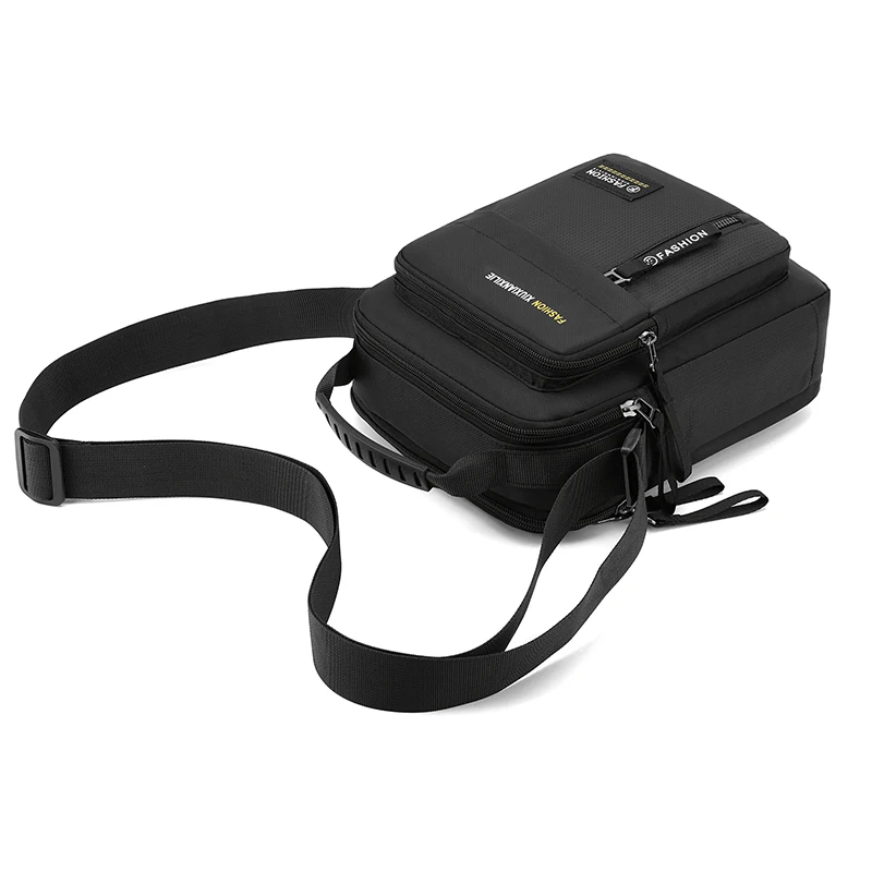 メンズナイロンショルダーバッグ,防水クロスオーバーバッグ,ビジネスバッグ,新しいファッション,2024