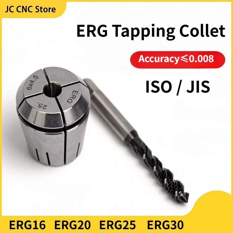 ER ERG Tap Collets Tapping Collet Taps ERG32 ERG16 ERG20 ERG25 Square Tapping ER Collet ISO JIS Taps Collets Milling Tools