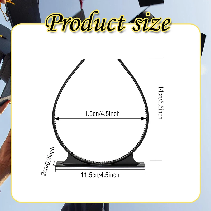 ที่คาดผมหมวกจบการศึกษา, ที่คาดผมหมวกที่ครอบศีรษะสำหรับใส่หมวกจบการศึกษาและทรงผมของคุณ
