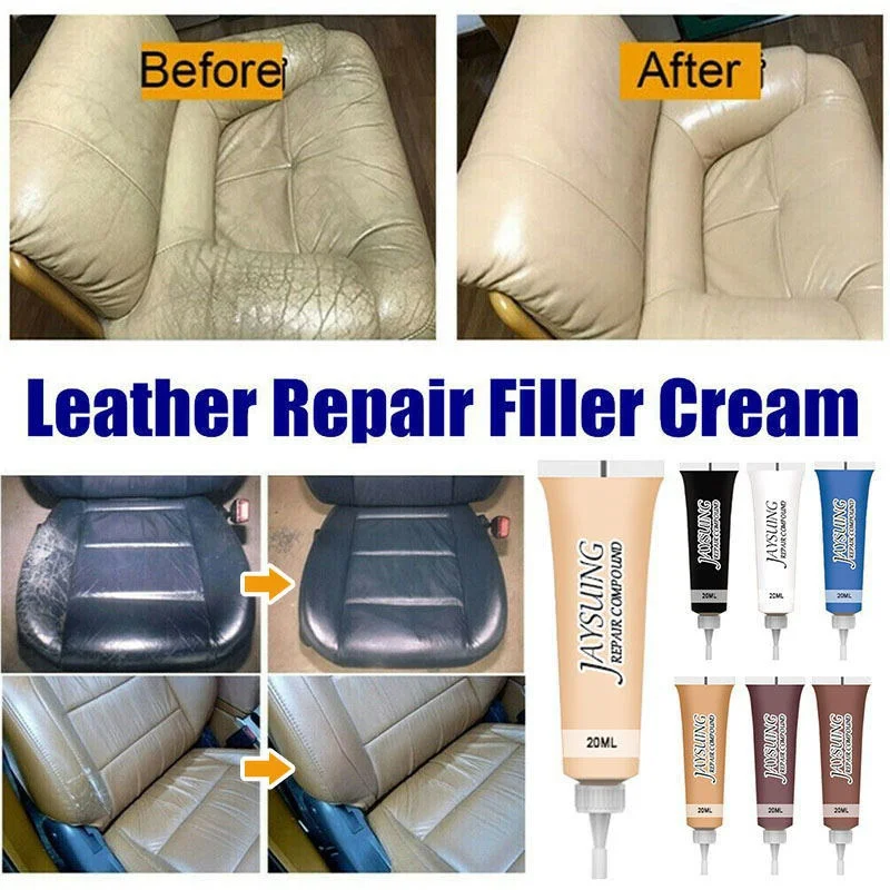 20ml Leather Repair Cream Home Leather Car Seat Complementary Repair Color Repair Refurbishing Cream Leather Cleaner