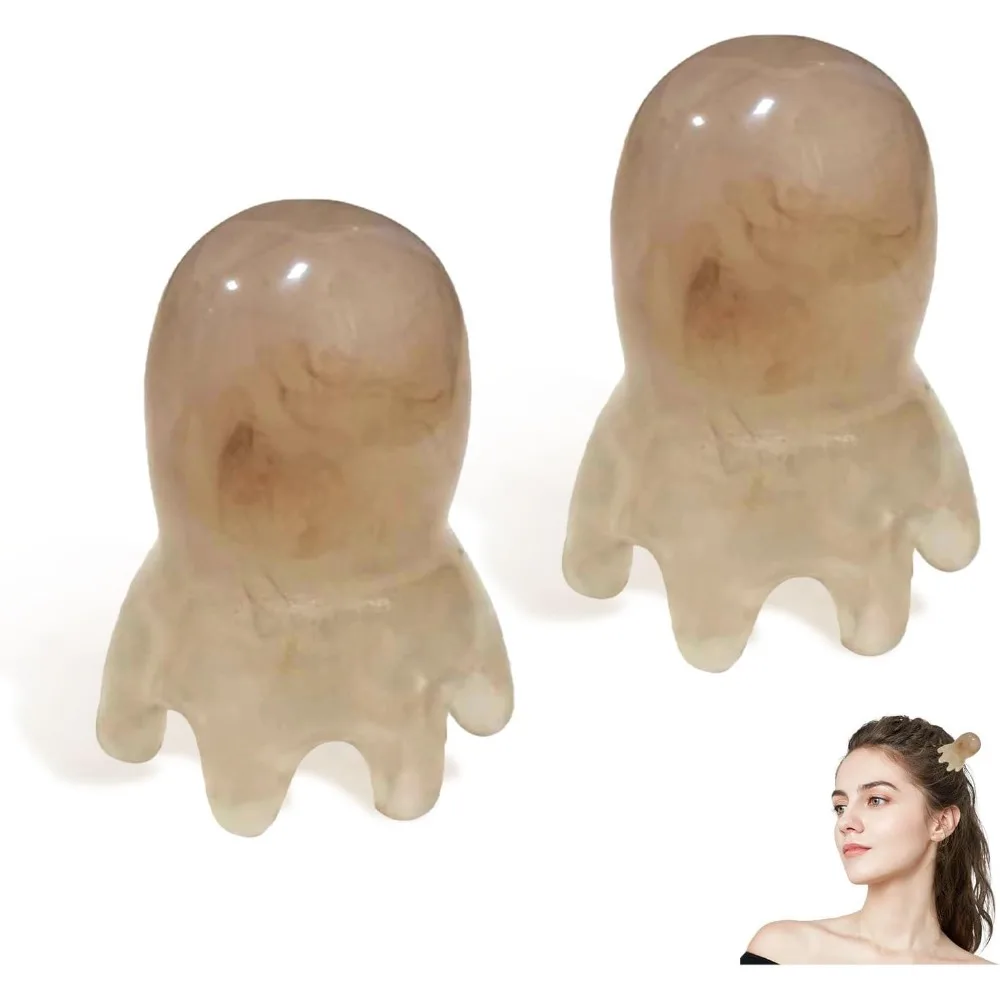 2Pcs Head Massage Tools - Scalp Massager & Acupressure Massager for Deep Relaxation