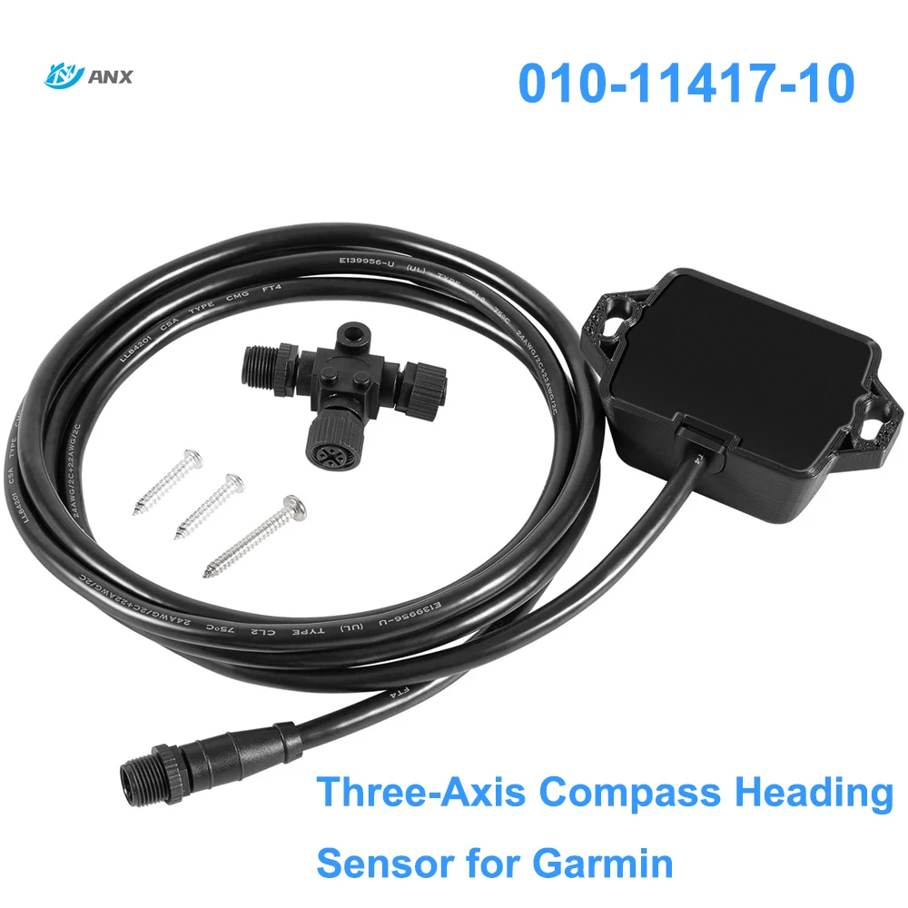 

ANX 010-11417-10 Three-Axis Compass Heading Sensor for Garmin EchoMAP Models & Other NMEA 2000 Monitors, 9-axis MEMS Technology