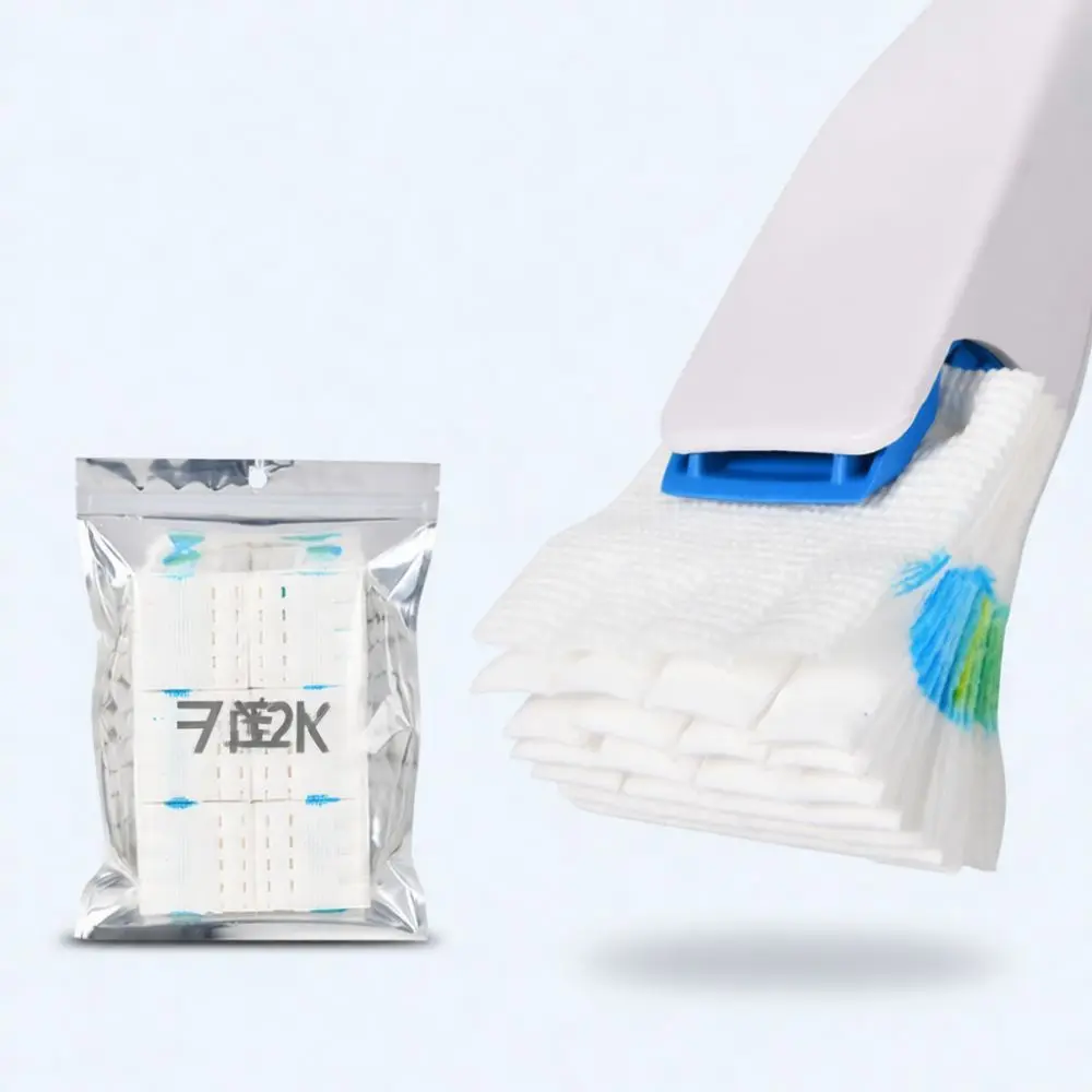 Bathroom Accessories Toilet Brush Replacement Pads Disposable Scrubbers Water Soluble Hygienic Sanitary Heads Clea