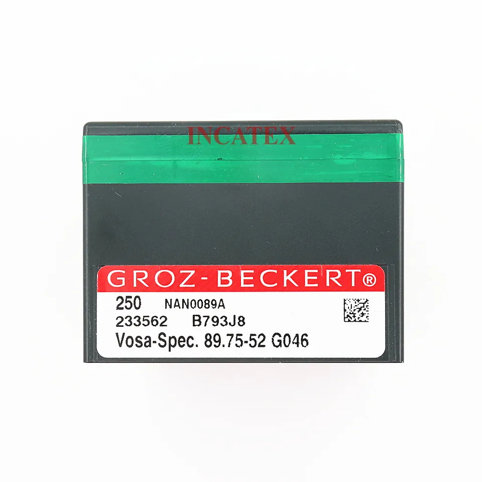 250 peças de agulhas de tricô genuínas Groz-Beckert Vosa-Spec