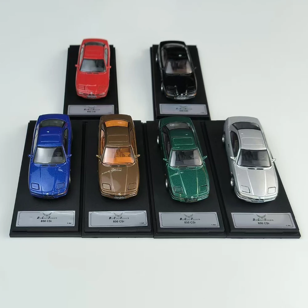 New 1/64 Model Car Alloy Diecast Toy For B-M-W 850 CSi Style Classic Sports Car Model Vehicle Toys Collection Decoration