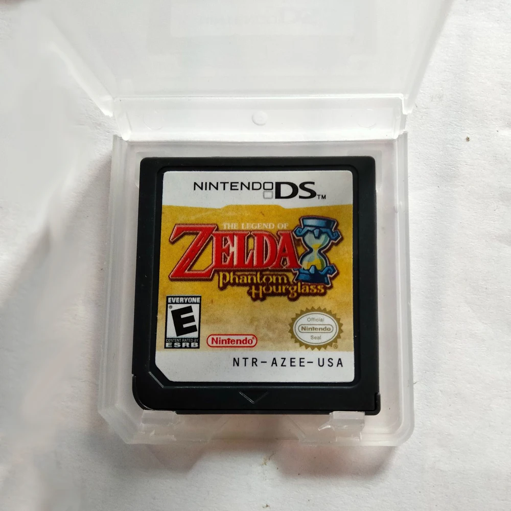 Zelda DS kartridż z grą karty Zelda Series Phantom kaset klepsydry gra wideo karta konsoli dla NDS NDSI NDSL wersja USA