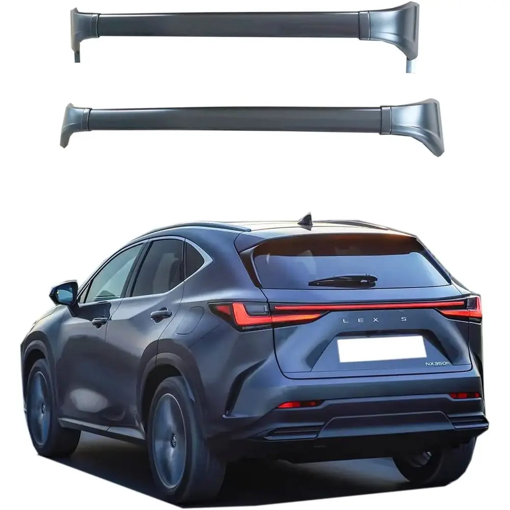 

Roof Rack CrossBars -Fit for 2022-2026 Lexu-s NX Flush Side Rails -Fitting All Sunroof - 165LBs Load Bar - Easy Install - OE-Sty