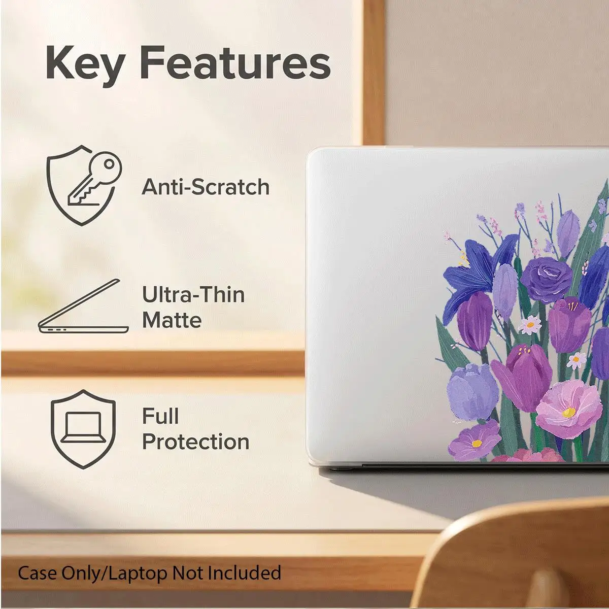 Case for MacBook,compatible with 13 Neo/13.3 Air/13.3 Pro/13.6Air/14.2 Pro/15Air/16.455Pro
