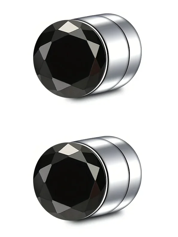 2–12 Stück einfache magnetische Nasen-Ohrstecker aus Edelstahl, 3 mm nicht durchbohrter Körperschmuck für Männer und Frauen